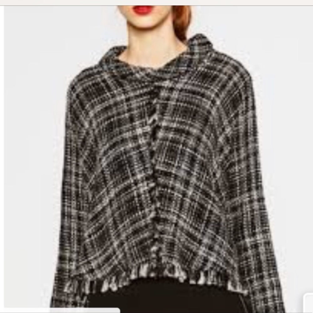 Zara tweed sweater